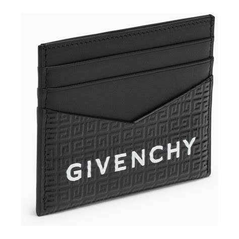 portacarte givenchy uomo con intarsi|Portacarte in pelle testurizzata con logo GIVENCHY da uomo.